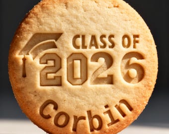 2026 Cookie Stamp Graduation Personalized Cookie and Fondant Embosser