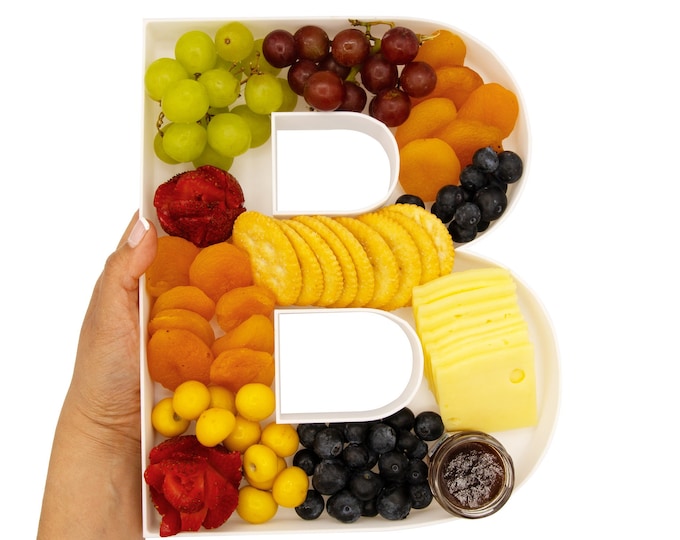 4" To 12" Inch Reusable Charcuterie Box & Custom Letter/Number Trays | Personalized Party Decor, Baby Showers, Treat Displays Gifts