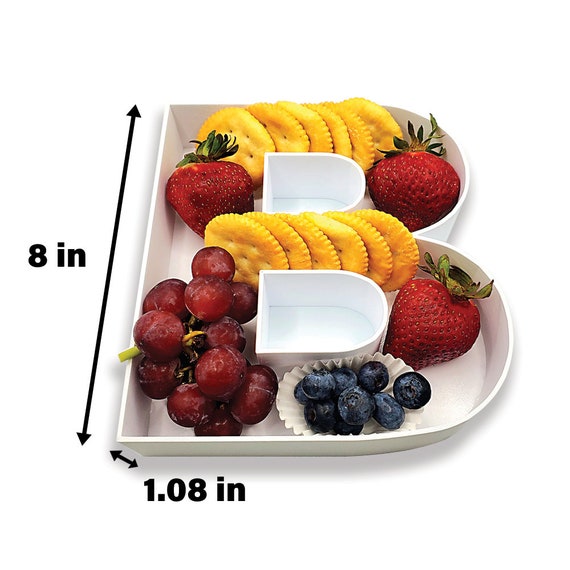 DIY Fillable Letter/ Number Boxes 28cm/11 Fruit Charcuterie Tray