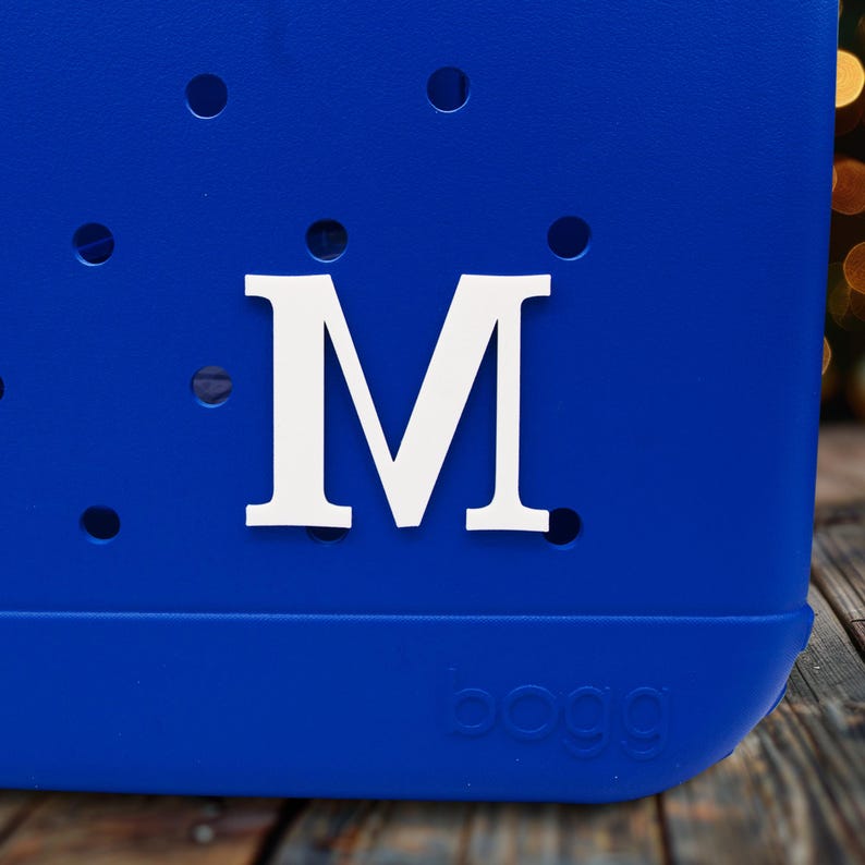 Personalized Letter Charms for Bogg Bags | Custom Bogg Bag Monograms | Unique Bogg Bag Charms | Stylish Bogg Bag Tag image 6