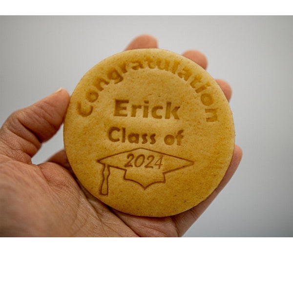 2024 Cookie Stamp Graduation Personalized Cookie and Fondant Embosser