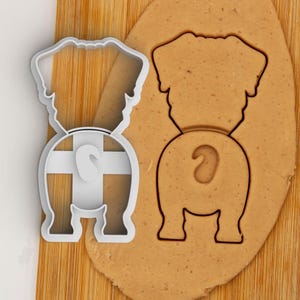 Dog Butt Cookie Cutter 3D Printed | Fun Dog-Themed Baking Tool | 4 Inch Size for Creative Baking | Perfect Gift for Pet Lovers & Bakers