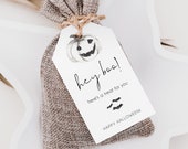 Editable Halloween Treat Tags Template, Costume Party Favor (Digital Download)
