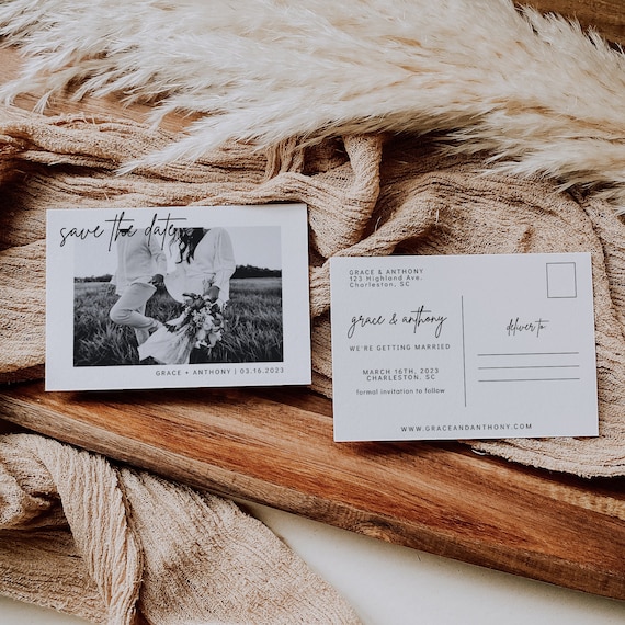Save the Date - Cartoline per matrimonio, matrimonio, inviti di nozze, 20 biglietti da visita per gli sposi (modello in lingua tedesca