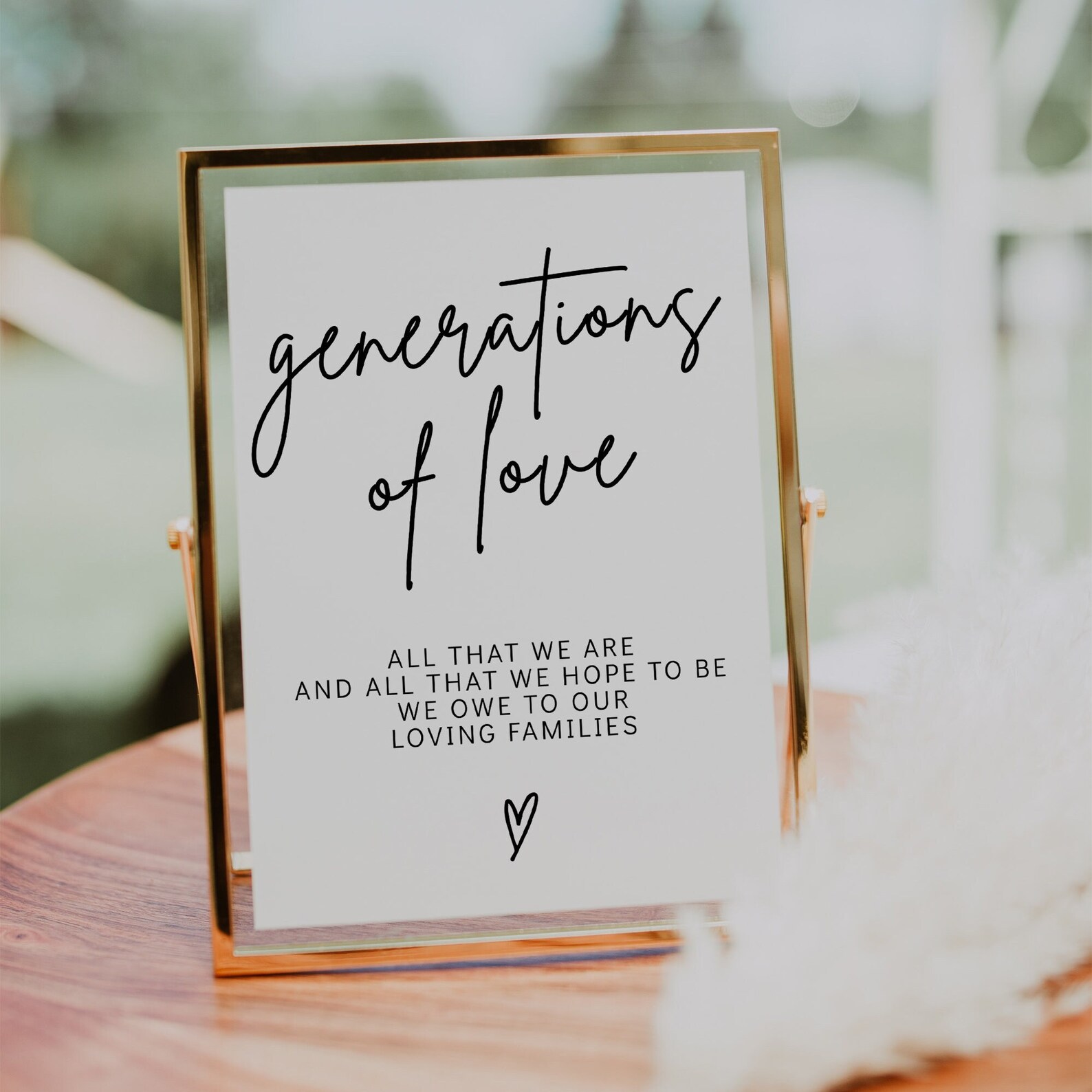 Generations of Love Sign Template Loving Families Sign - Etsy