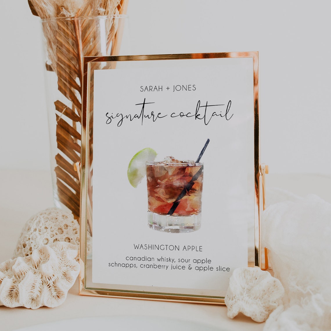 Free Printable Signature Drink Sign