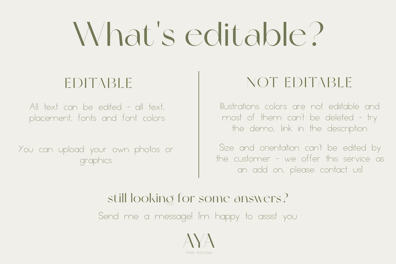 The image is a single image that contains text and a question about editing. The text is in a serif font and is written in a sans-serif style. The image does not contain any visual elements, such as images or graphics. The question asks whether the text can be edited or not, and the answer is "NO". The text is written in a clear and legible font, making it easy to read. The image does not contain any additional information or context that would require further description.