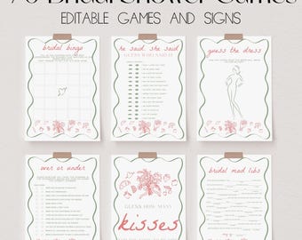 Off the Market Bridal Shower Games Bundle, Farmer's Market Bridal Shower Games, Garden Market Shower Games, Editable Bridal Games | MARKET