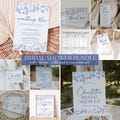Something Blue Bridal Shower Invitation Bundle, Blue Floral Bridal Shower Invitation and Games Bundle, Chinoiserie Bridal Shower Games | LIV product logo