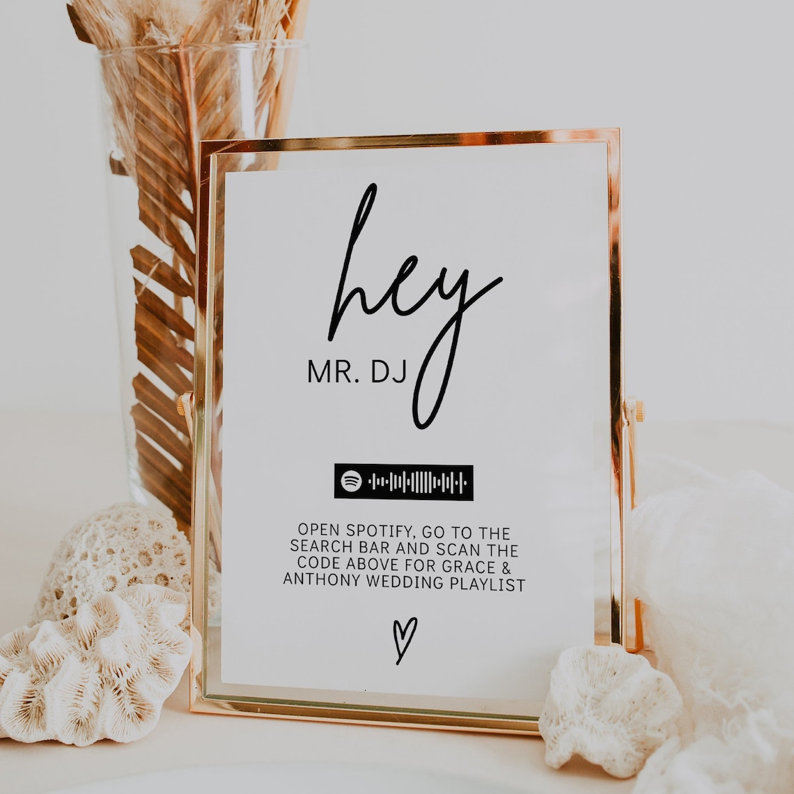 Wedding Playlist Sign Template Modern Wedding Playlist Sign Etsy