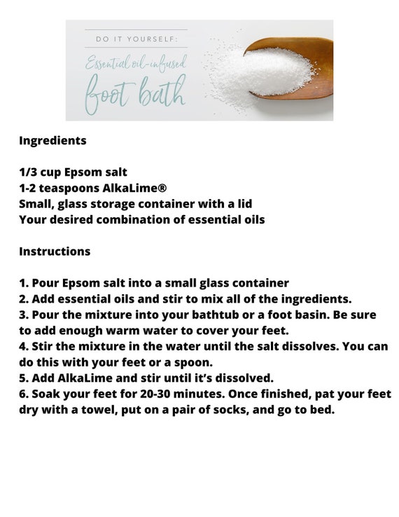 Young Living DIY Recipes Etsy