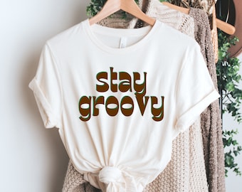 stay groovy t-shirt / i love the 60s tees / retro t-shirts / retro tees / 60s gifts / old school gifts / hippie tees / graphic tees