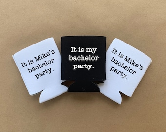 It Is My Bachelor Party Can Holders, The Office Bachelor Party Can Holders, The Office Wedding Party, The Office Bachelor Party Can Coolers