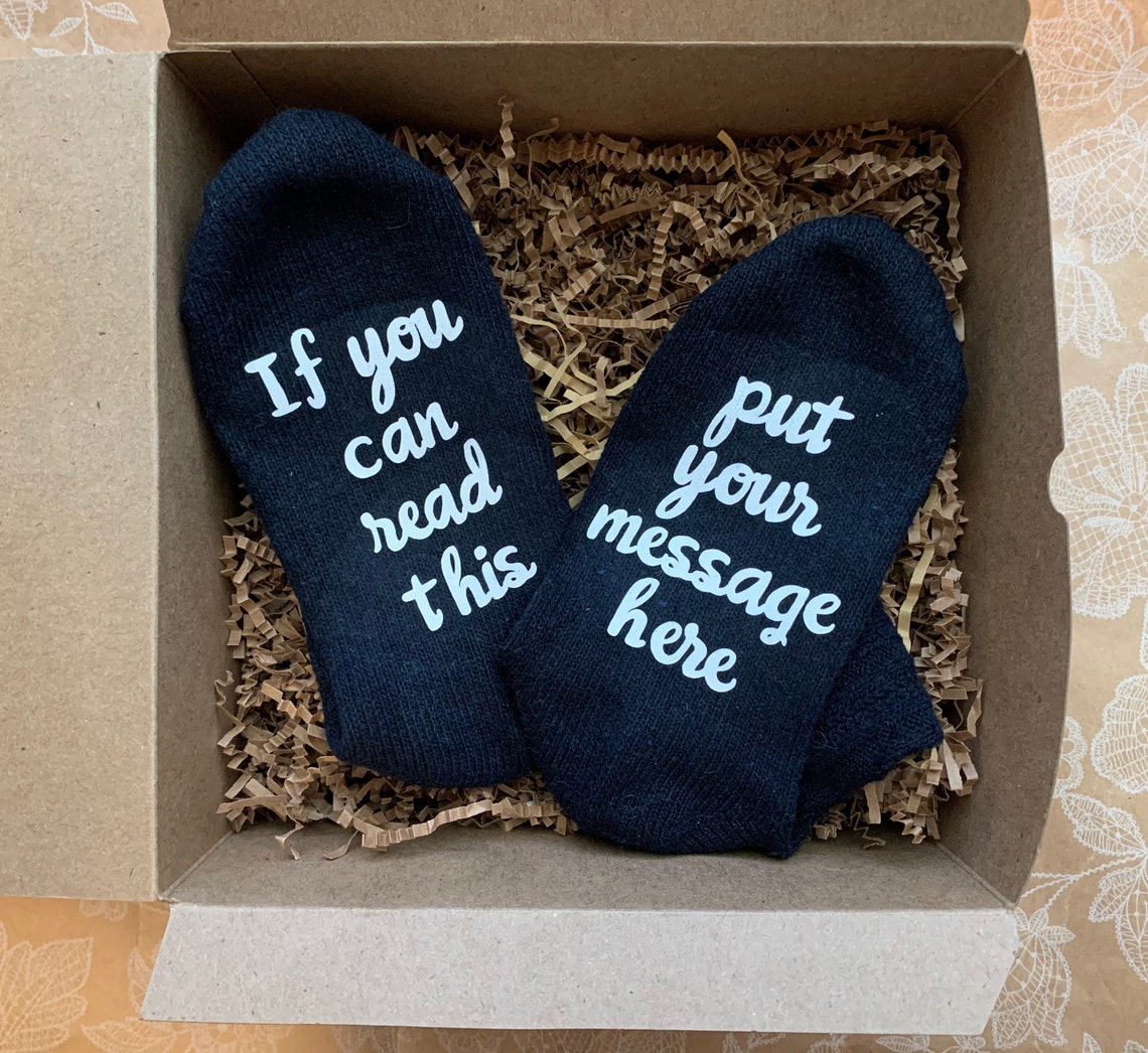 Customized Socks Customized Sock Gift Personalized Socks Etsy