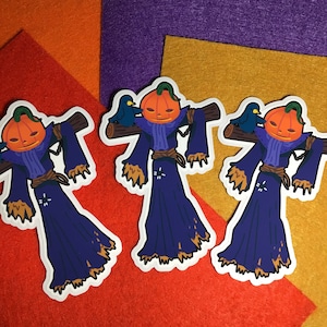 Wizarding Scarecrow Sticker