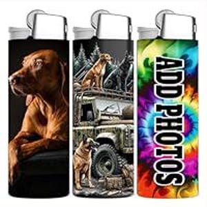 Custom Lighter Photo Wrap,  Personalized Lighter, Lighter Wraps, Gifts for Him , Customized Lighter,