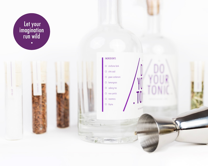 DO YOUR TONIC Complete Tonic Water Set Make Your Own Tonic Etsy