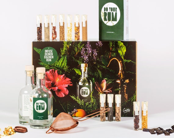 DO Your Rum | Kit Infusion d'alcool pour Fabrication De Rhum | Cadeaux  d'anniversaire pour Elle | Cadeaux pour Hommes & Femmes | Cadeau pour Noël