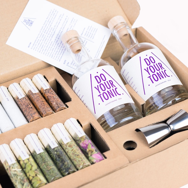 DO YOUR TONIC - Tonic Water selber machen, Geschenk für Männer und Frauen - Vatertagsgeschenk, Jubiläumsgeschenk, Geburtstagsgeschenk