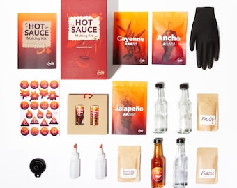 Do Your Hot Sauce | Kit De Fabrication De Sauce Piquante | Coffret Cadeau Sympa Pour Anniversaire, Fête Des Pères | Idée Cadeau Pour Lui