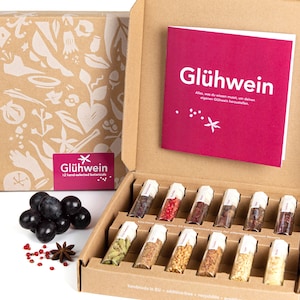 Conjunto artesanal de vinho quente | Mistura de especiarias durante todo o ano para coquetéis quentes ou gelados | Perfeito para qualquer ocasião | Conjunto de especiarias para coquetel premium