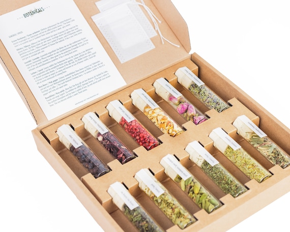 Gin Botanicals Coffret Épices À Gin Pour Hommes & Femmes Mélanges