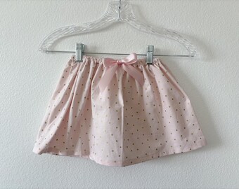Pink and Gold Skirt | Girls Skirt
