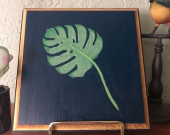 Monstera Painting by Linny