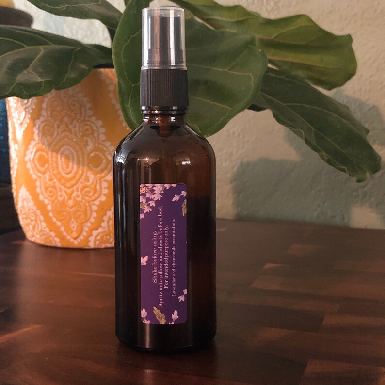 Lavender Chamomile Linnys Calming Nighttime Pillow Mist in 4 Etsy