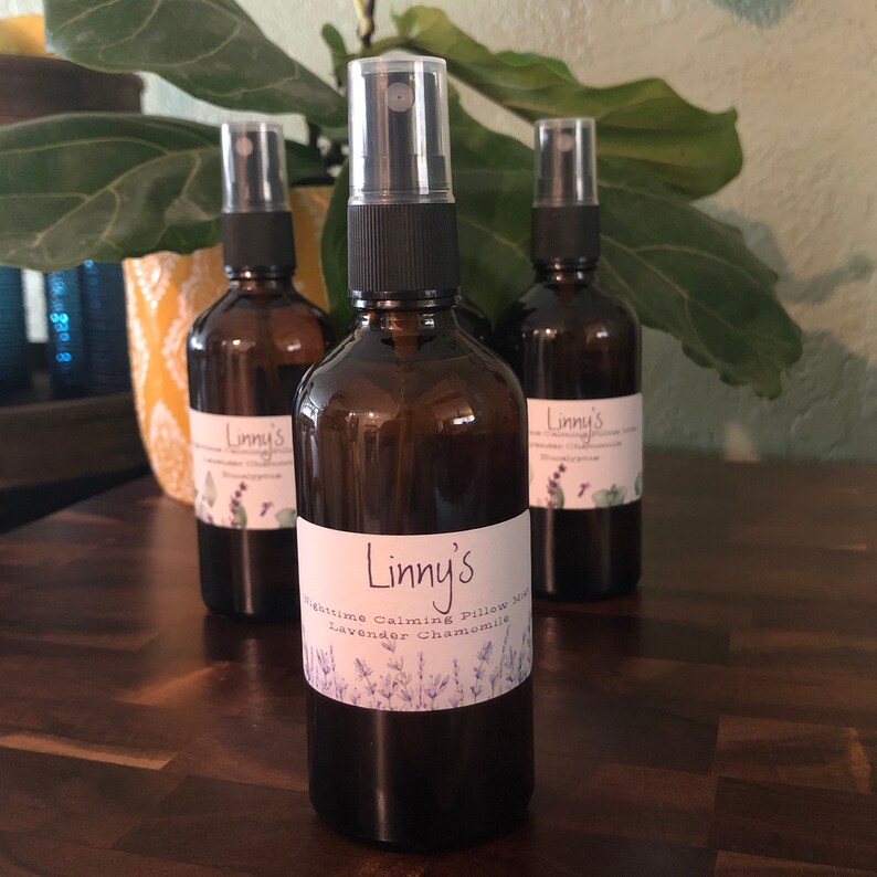 Lavender Chamomile Linnys Calming Nighttime Pillow Mist in 4 Etsy