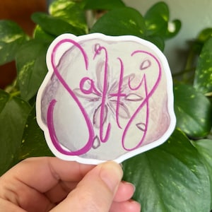 Large Salty Sand Dollar Sticker