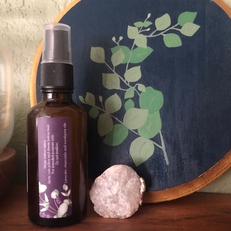 Eucalyptus Lavender Chamomile Linnys Calming Pillow Mist 4 Etsy