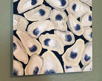 Oyster Bed Acrylic Painting