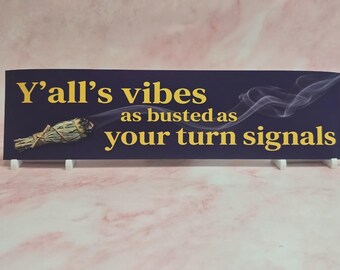 Bumper Magnet — UV Printed — 11×3 inch — Removable Car Magnet — Odd Mind Makes