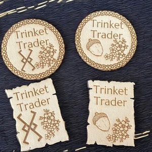 Trinket Trader Badge Pin - Etsy