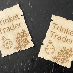 Trinket Trader Badge Pin - Etsy