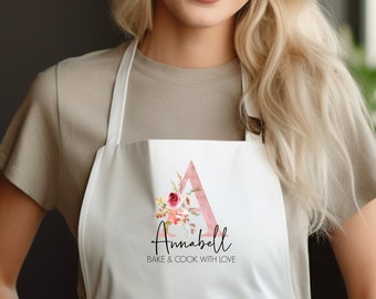 Cooking apron | Baking apron | BBQ apron | Rose gold apron | Personalized