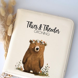 U-boek omslag organizer | Reisorganisator | Familieorganisator bosdieren | Boho