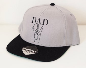 Cap | Snapback | Cappy | basecap | DAD of two, DAD of three | DAD of Four | Geschenk Papa