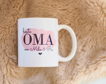 Personalisierte Tasse | Oma | Mama | Tasse mit Namen | Kaffeetasse | Teetasse personalisiert