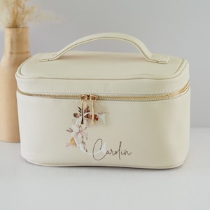 Personalisierer Kosmetikkoffer | vanity bag | schminktasche | schminkkoffer | Boho