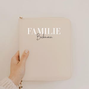 Organizer z okładką w kształcie litery U | Organizer podróżny | Organizer rodzinny