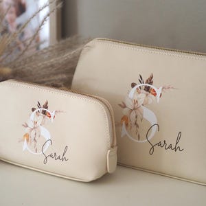 Personalisiere Kosmetiktasche | beautybag | schminktasche | Boho