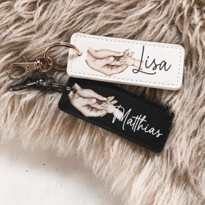 Keyring | personalized with name | family | Father&#39;s Day | Mother&#39;s Day