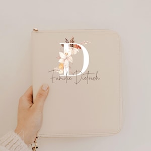 Organizer con copertina a U | Organizer da viaggio | Organizer per la famiglia Boho