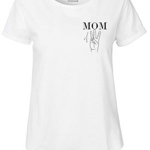 Mom-Shirt, Mom to be, Mom of twins, Mom of two, Mom of three Bild 4