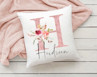 Pillow Name | personalized 40 x 40 cm | cushion cover | best friend | Gift | rose gold | Valentine's Day | Mother’s Day