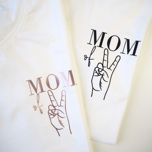 Mom-Shirt, Mom to be, Mom of twins, Mom of two, Mom of three Bild 5