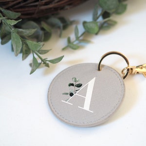 Keychain | personalized with name | Eucalyptus