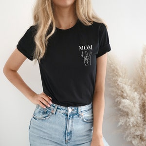 Mom-Shirt, Mom to be, Mom of twins, Mom of two, Mom of three Bild 1